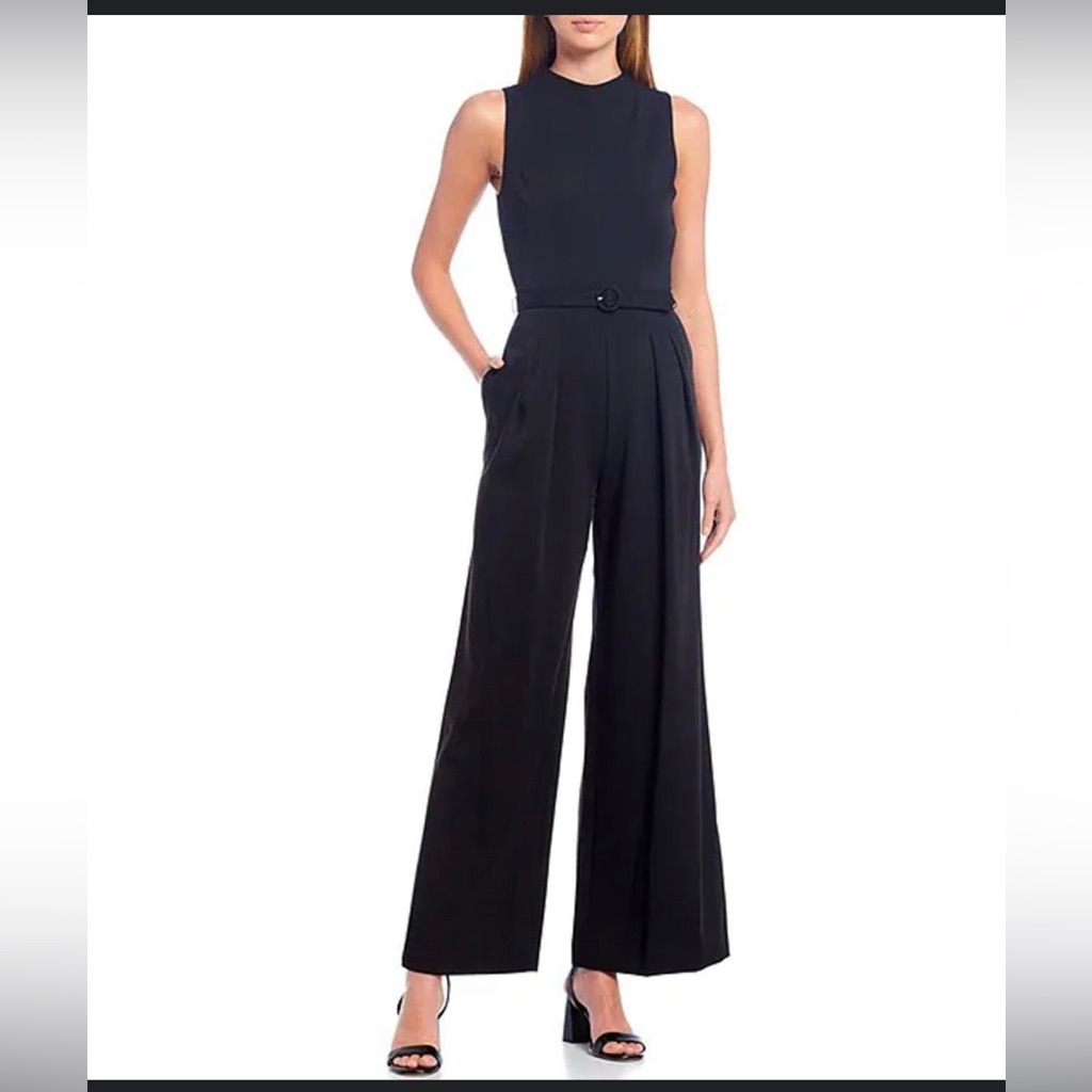 Antonio Melani Sleeveless Black Jumpsuit